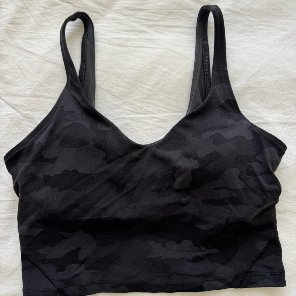 Lululemon Align Tank in Camo with built in bra